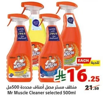 منظف مستر مصل الوان محدده 500مل