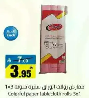 مقارنه رولان الوراق ملونه سفره 1×3