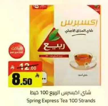 شاي اكسبرس الربيع 100 حبه