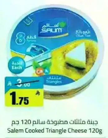 جبنه مثلثات مطبوخه سالم 120 جرام