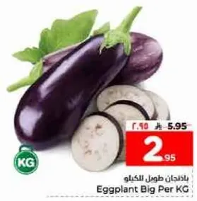 باذنجان طول الكيلو