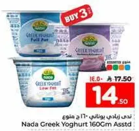 زبادي ندي اليوناني 160 جرام assorted