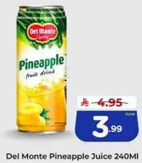 عصير اناناس ديل مونتي 240 مل