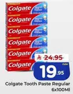 معجون اسنان كولجيت العادي 6x100 مل
