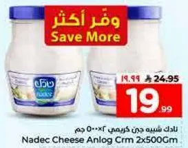 جبنه كريمي نادك ٢×٥٠٠ جرام