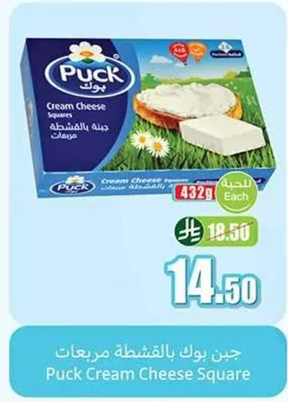 Puck Cream Cheese Square