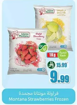 فراوله مونتانا مجمده