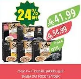طعام قطط شيفا 12*70 جرام