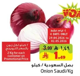 Saudi Onion/Kg