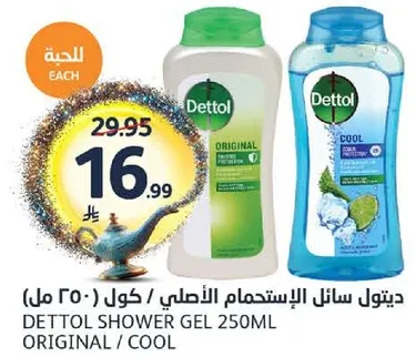 DETTOL SHOWER GEL 250ML ORIGINAL / COOL