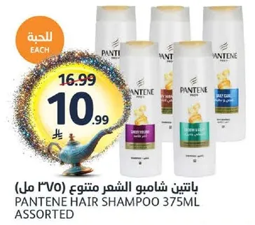 Pantene Hair Shampoo 375ml Assorted