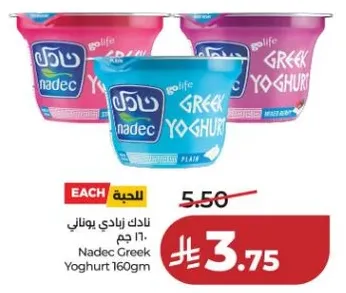 نادك زبادي يوناني 160 جرام