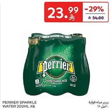 بيير ماء فوار 200 مل × 6