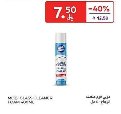 موبي فوم منظف الزجاج 400 مل