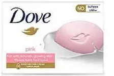 Dove Pink Soap for soft and smooth skin.