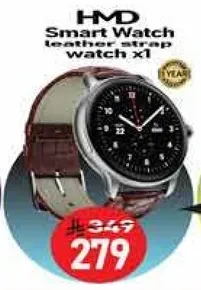 ساعه ذكيه HMD بحزام جلد x1