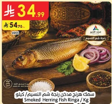سمك هارنج مدخن.