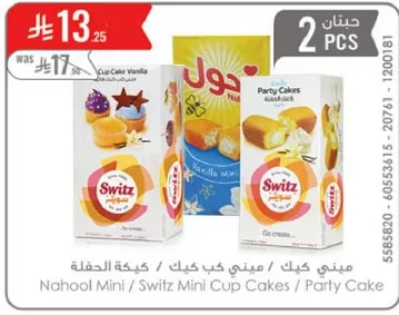 منيو كيك - ميني كيك - كعكه الحفله