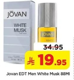 Jovan EDT Men White Musk 88MI