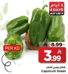 فلفل رومي اخضر