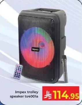 Impex trolley speaker ts4001a