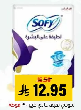 Sofy Regular Large Pack 30 pieces.