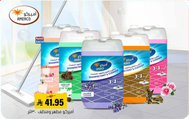 اميركو مطهر ومنظف - 3 في 1