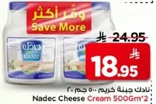 نادك جبنه كريمه 500 جرام * 2