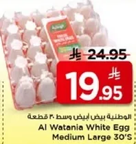 Al Watania White Egg Medium Large 30's