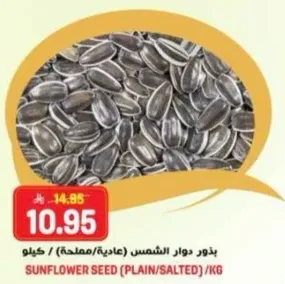 بذور دوار الشمس (عاديه/مملحه) / كيلو