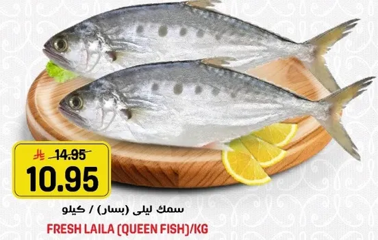 Fresh Laila (Queen Fish) per kg.