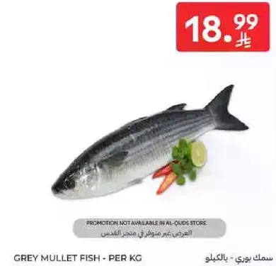Grey mullet fish - per kg