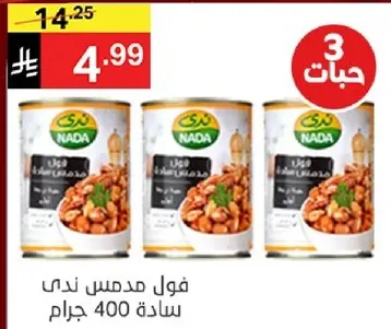 فول مدمس ندي ساده 400 جرام.