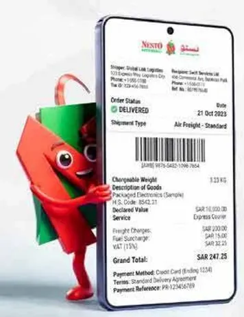 وصف الوزن القابل للتغيير للبضايع