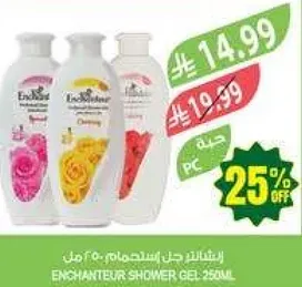 جل استحمام انشانتير 250 مل