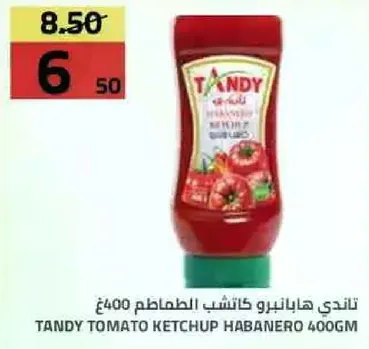 Tandy Tomato Ketchup Habanero 400gm