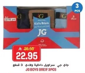 جي سراويل داخليه ولادي 3 قطع