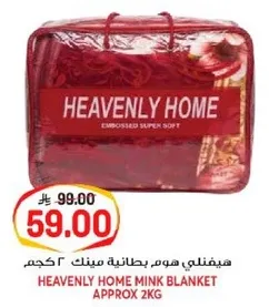 هيفنلي هوم بطانيه مينك ٢ كجم