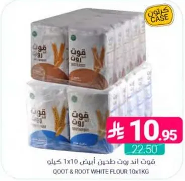 قوت اند روت طحين ابيض 10x1 كيلو