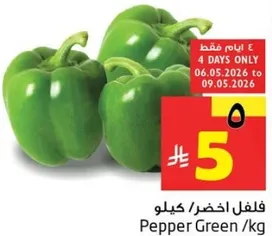 فلفل اخضر / كيلو