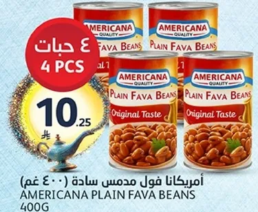 امريكانا فول مدمس ساده 400 غم