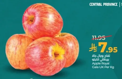 تفاح رويال جالا بريطانيا الكيلو