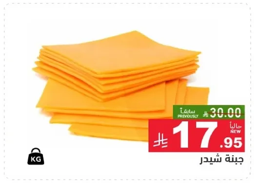 Cheddar cheese slices.