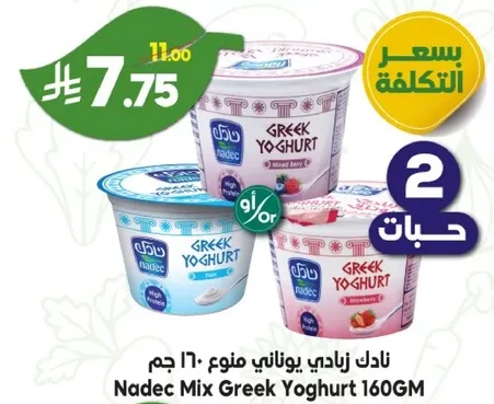نادك زبادي يوناني مزيج 160 جرام