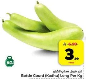 Bottle Gourd (Kadhu) Long Per Kg