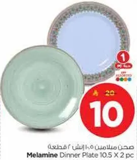 Melamine Dinner Plate 10.5 X 2 pc