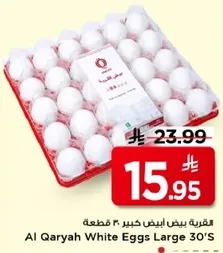 القريه بيض ابيض كبير 30 قطعه
