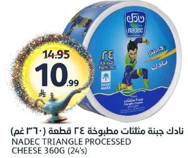 Nadec Triangle Processed Cheese 360g (24's)