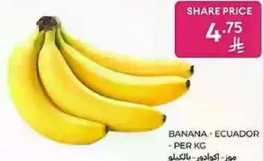 Banana - Ecuador - Per kg