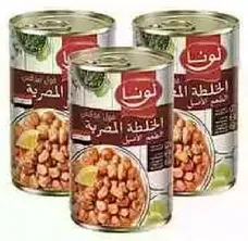Lona canned chickpeas, a staple ingredient for various dishes.